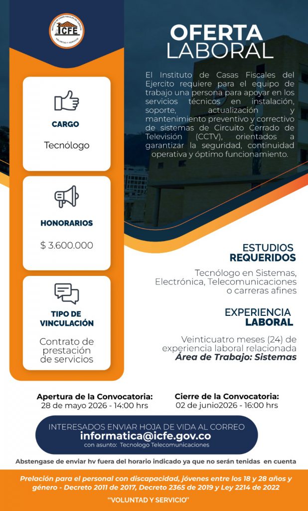 Oferta Laboral CCTV